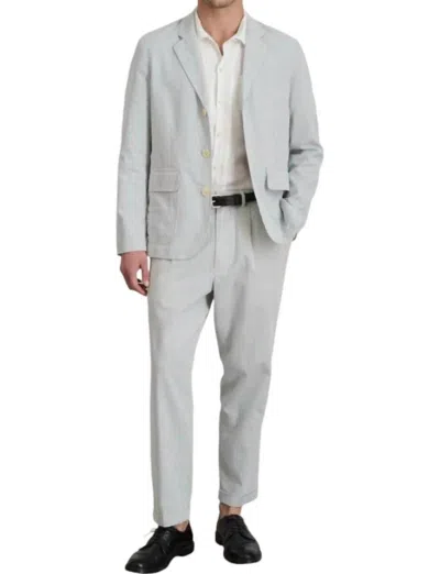 Alex Mill Standard Pleated Pants In Seersucker In Gray