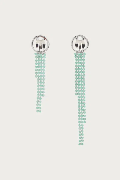 Justine Clenquet Clarence Clip-on Earrings In Silver In Silver