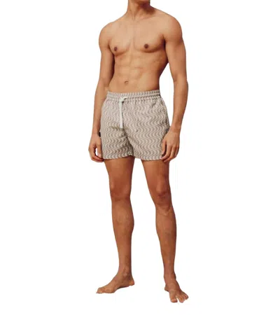 Frescobal Carioca Sport Copa Camada Print Swim Short In Truffle In Multi