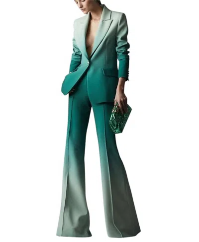 Productseeker Women's Two-piece Suit In Green In Green