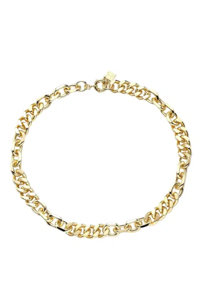 F+h Studios Mixed Up Statement Necklace In Gold In Gold