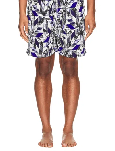 Isabel Marant Hydra Swim Short In Blue In Blue