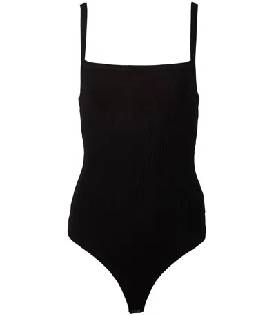 Citizen Of Humanity Harper Bodysuit Tank In Black In Black
