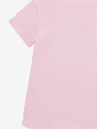 Guess Girls High Low T-shirt In Pink