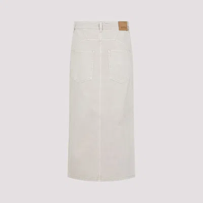 Isabel Marant White Britt Skirt In White