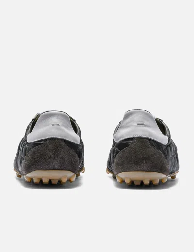 Maison Margiela Quilted-texture Sneakers With Rugged Sole And Suede Overlays