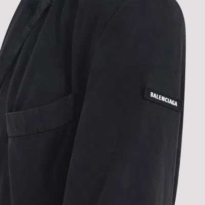 Balenciaga Oversized Single-breasted Blazer In Black