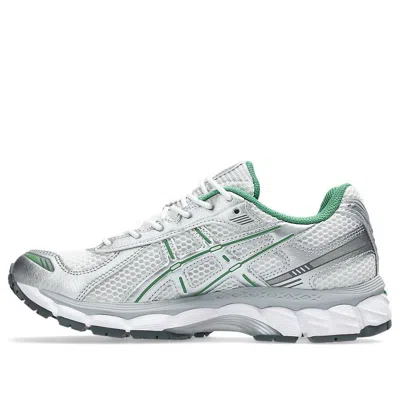 Asics Breathable Mesh And Synthetic Leather Sneakers In Gray