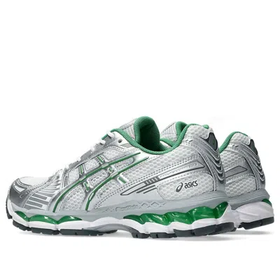 Asics Breathable Mesh And Synthetic Leather Sneakers In Gray