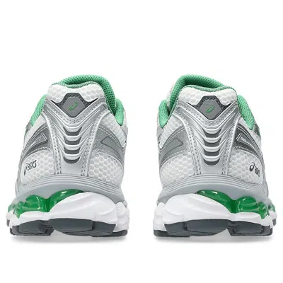 Asics Breathable Mesh And Synthetic Leather Sneakers In Gray