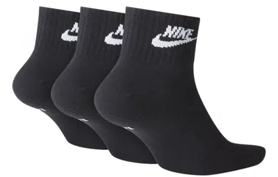 Nike Everyday Essential Ankle Sports Training Socks Unisex 3-pairs Black