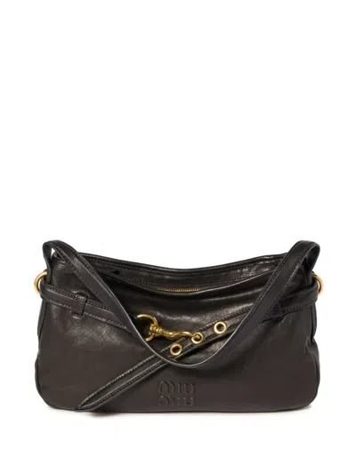 Miu Miu Aventure In Nappa Leather Bags In Black