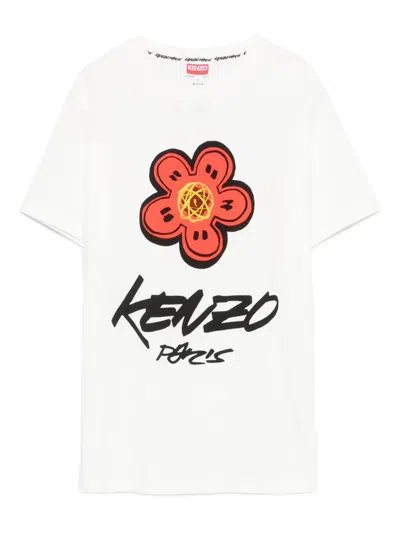 Kenzo T-shirt In Cotone Bianco  Donna In White
