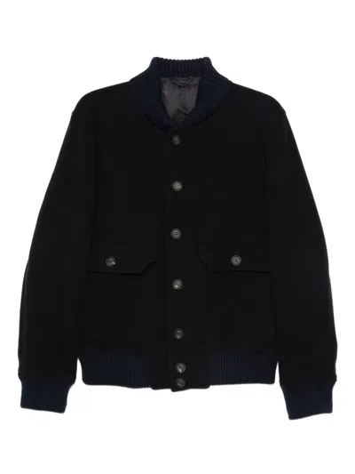 Eleventy Jacket With Pockets In Black