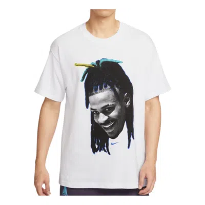 Nike Men's Ja Max90 Basketball T-shirt In White