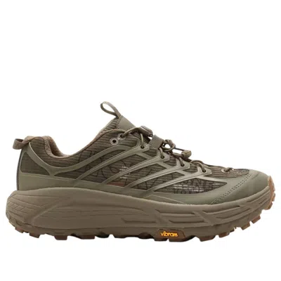 Hoka One One Mafate Three2 Grid Jp 'antique Olive' In Green