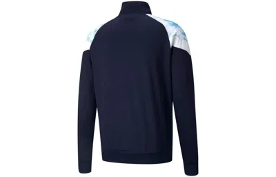 Puma Mcfc Iconic Mcs Mesh Track Jacket 'blue'