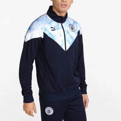 Puma Mcfc Iconic Mcs Mesh Track Jacket 'blue'