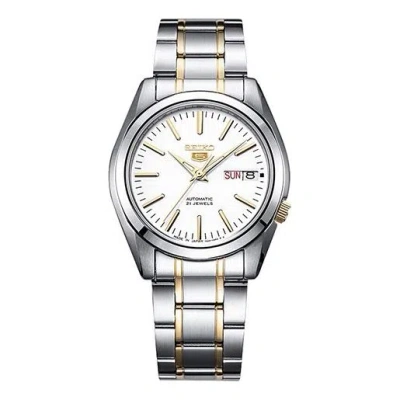 Seiko Men's  No. 5 Calendar Casual Automatic Mechanical In Gold