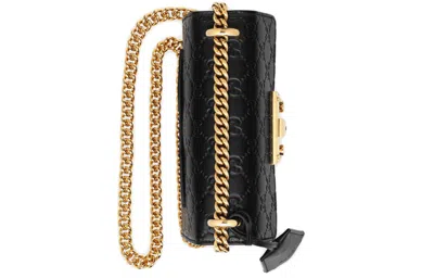 Gucci (wmns)  Padlock Signature Bag 'black Gold'