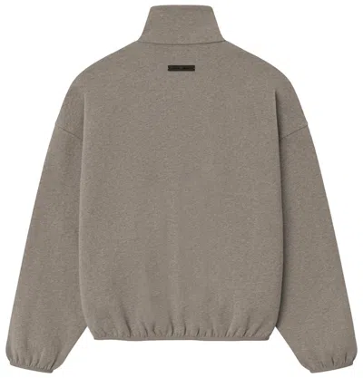 Essentials Fear Of God  Modern Fleece Track Jacket With Piping 'homestead Heather' In Gray
