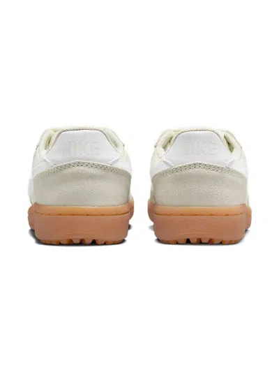 Nike Suede Leather Trainers In White