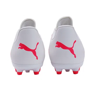 Puma (gs)  Future Play Mg Jr 'white Pink' In Multi