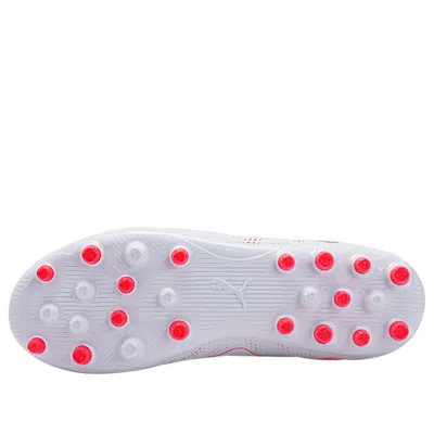 Puma (gs)  Future Play Mg Jr 'white Pink' In Multi