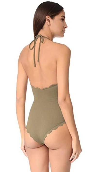 Shop Marysia Swim Mott Maillot In Olive