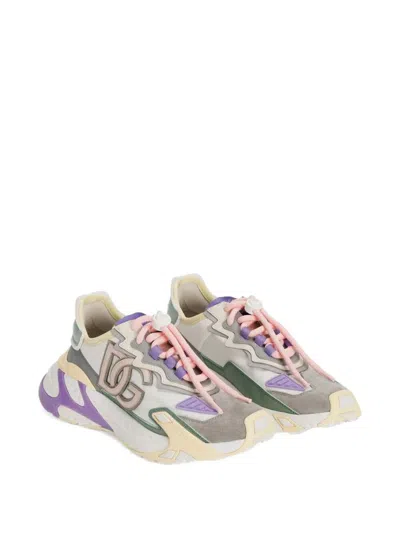 Dolce & Gabbana Logo-patch Chunky Sneakers In Multi