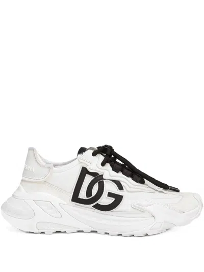 Dolce & Gabbana Day Faster Viscose Fabric Sneakers In Pattern