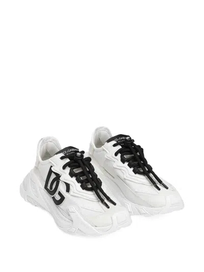 Dolce & Gabbana Day Faster Viscose Fabric Sneakers In Pattern