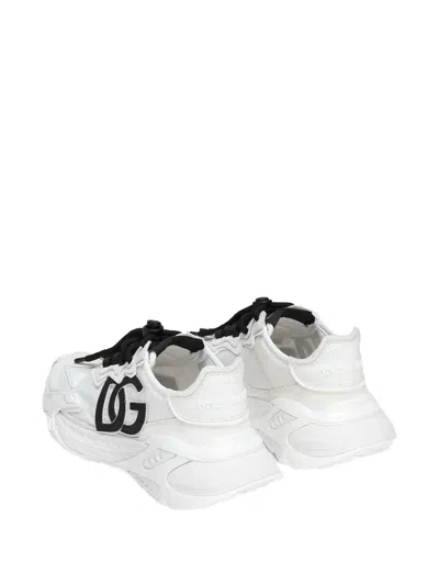 Dolce & Gabbana Day Faster Viscose Fabric Sneakers In Pattern