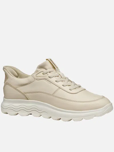 Geox Spherica Plus Lace-up Sneakers In Neutral