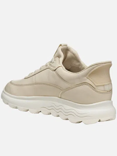 Geox Spherica Plus Lace-up Sneakers In Neutral