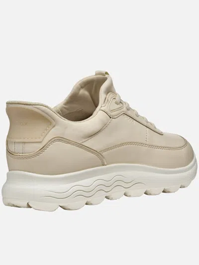 Geox Spherica Plus Lace-up Sneakers In Neutral