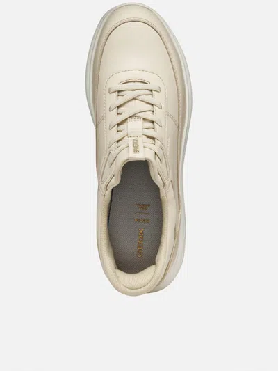 Geox Spherica Plus Lace-up Sneakers In Neutral