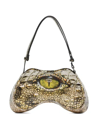 Diesel Play Shoulder Bag In Multi