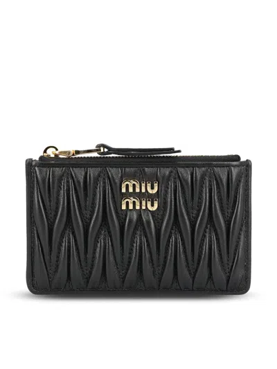 Miu Miu Wallets In Black