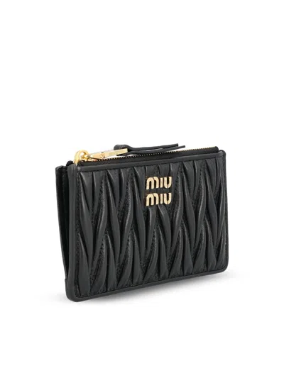 Miu Miu Wallets In Black