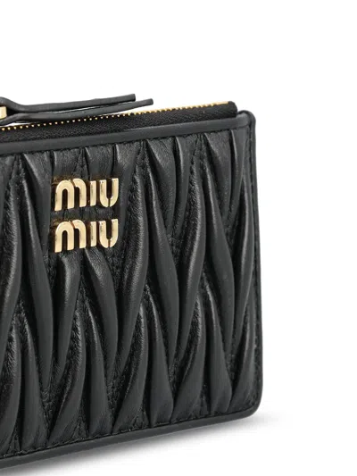Miu Miu Wallets In Black