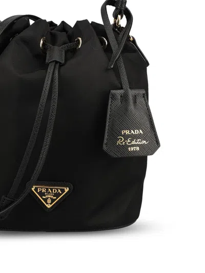 Prada Re-edition 1978 Re-nylon Mini-bag In Black