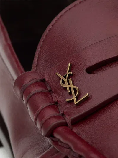 Saint Laurent Le Loafer Supple In Smooth Leather Shoes In Brown