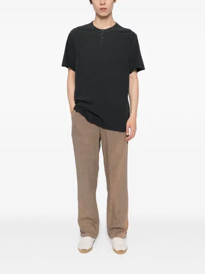 James Perse Short-sleeved T-shirt In Black