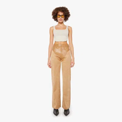 Mother The Chap Maven Heel Playing Both Sides Pants In Multi