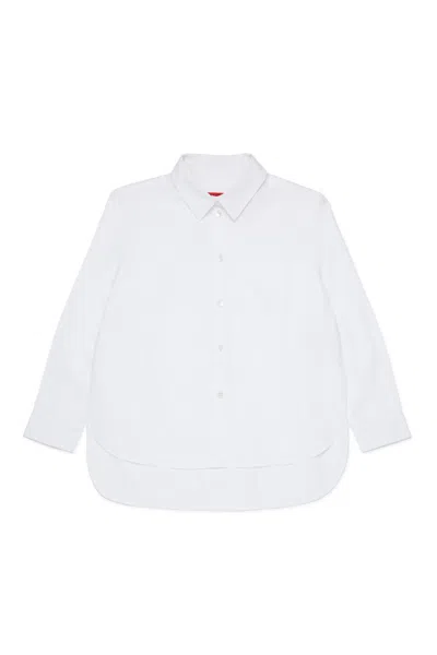 Max & Co Bari Poplin Shirt In White