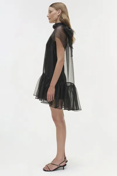 Simkhai Women's Ruffled Beaux Dress In Black In Black