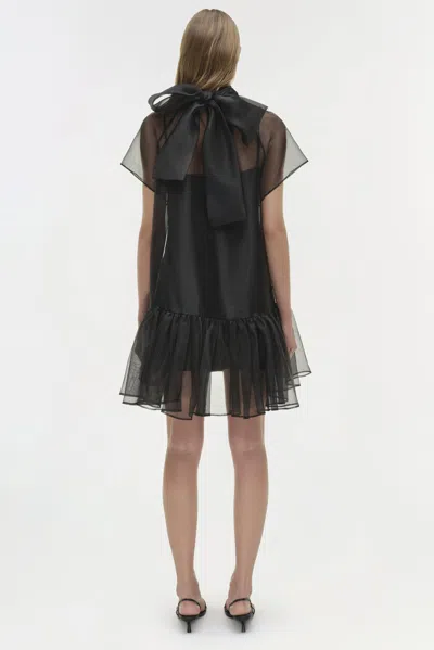 Simkhai Women's Ruffled Beaux Dress In Black In Black