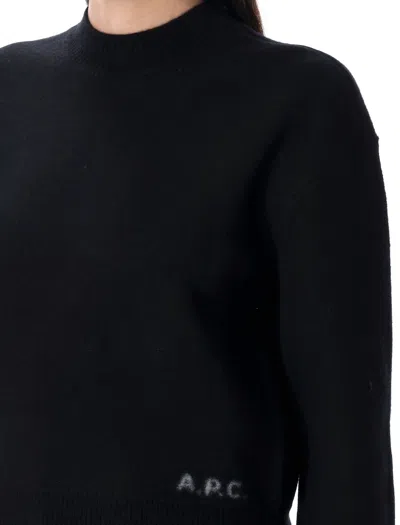 Apc A.p.c. Women's Esther Merino Wool Jumper In Black