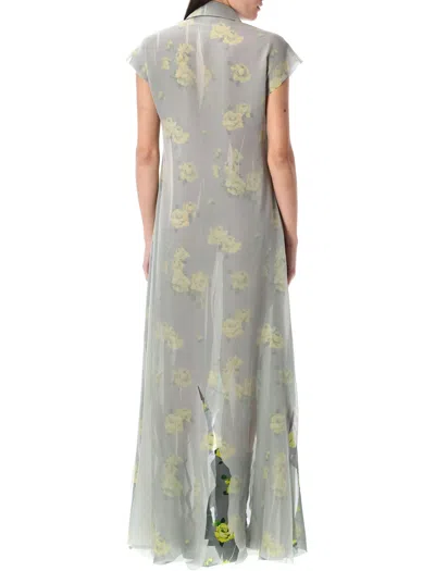 Acne Studios Dranee Long Dress In Multi